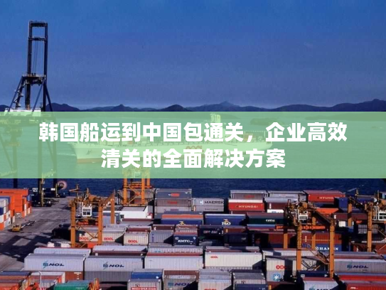 韩国船运到中国包通关，企业高效清关的全面解决方案