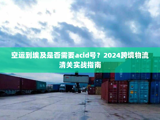 空运到埃及是否需要acid号?2024跨境物流清关实战指南 空运到埃及是否需要acid号?2024跨境物流清关实战指南