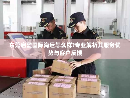 东莞启盈国际海运怎么样?专业解析其服务优势与客户反馈 东莞启盈国际海运怎么样?专业解析其服务优势与客户反馈