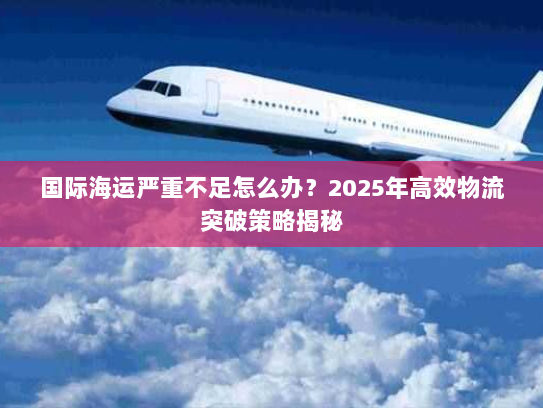 国际海运严重不足怎么办？2025年高效物流突破策略揭秘
