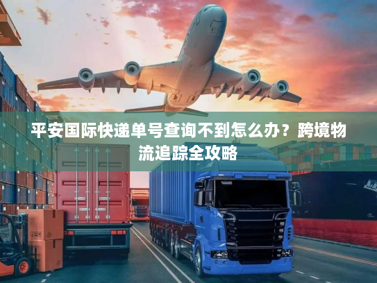 平安国际快递单号查询不到怎么办?跨境物流追踪全攻略 平安国际快递单号查询不到怎么办?跨境物流追踪全攻略