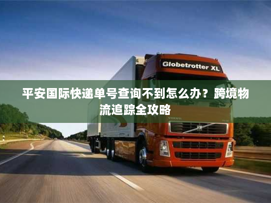 平安国际快递单号查询不到怎么办?跨境物流追踪全攻略 平安国际快递单号查询不到怎么办?跨境物流追踪全攻略