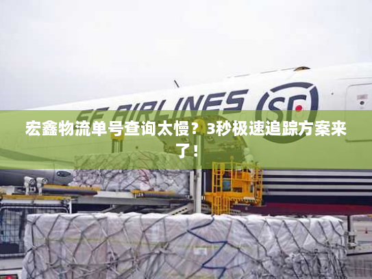 宏鑫物流单号查询太慢?3秒极速追踪方案来了! 宏鑫物流单号查询太慢?3秒极速追踪方案来了!