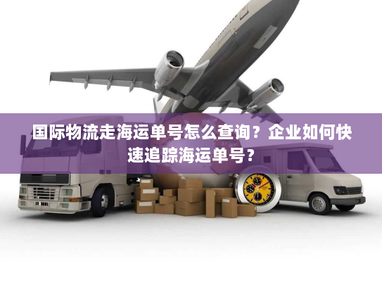 国际物流走海运单号怎么查询?企业如何快速追踪海运单号? 国际物流走海运单号怎么查询?企业如何快速追踪海运单号?