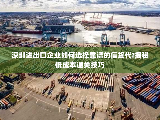 深圳进出口企业如何选择靠谱的信货代?揭秘低成本通关技巧 深圳进出口企业如何选择靠谱的信货代?揭秘低成本通关技巧