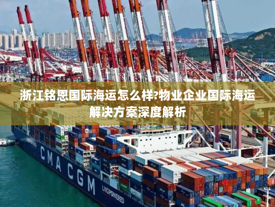 浙江铭恩国际海运怎么样?物业企业国际海运解决方案深度解析