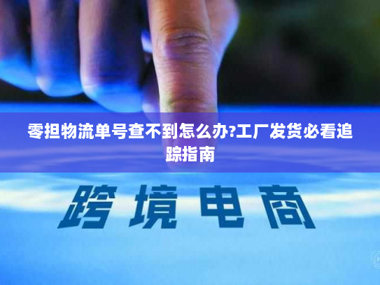 零担物流单号查不到怎么办?工厂发货必看追踪指南