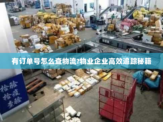 有订单号怎么查物流?物业企业高效追踪秘籍 有订单号怎么查物流?物业企业高效追踪秘籍