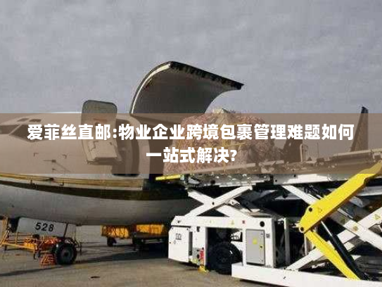 爱菲丝直邮:物业企业跨境包裹管理难题如何一站式解决? 爱菲丝直邮:物业企业跨境包裹管理难题如何一站式解决?