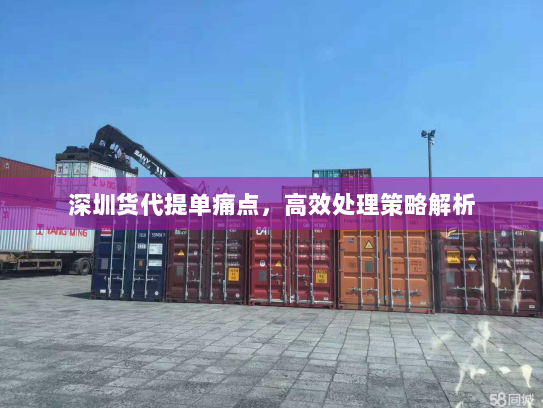 深圳货代提单痛点,高效处理策略解析 深圳货代提单痛点,高效处理策略解析