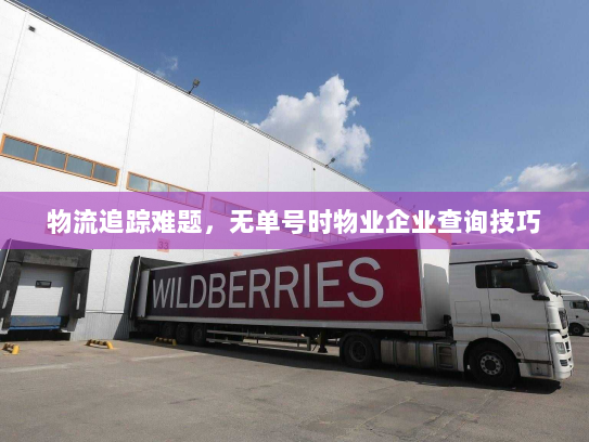 物流追踪难题,无单号时物业企业查询技巧 物流追踪难题,无单号时物业企业查询技巧