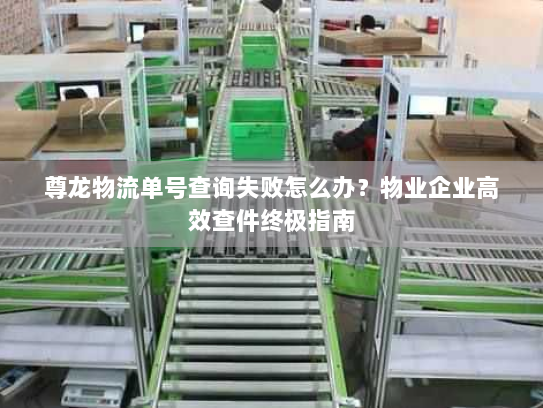 尊龙物流单号查询失败怎么办?物业企业高效查件终极指南 尊龙物流单号查询失败怎么办?物业企业高效查件终极指南
