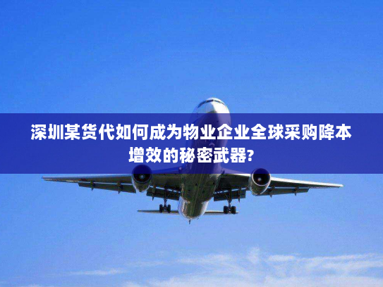深圳某货代如何成为物业企业全球采购降本增效的秘密武器?