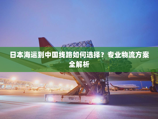 日本海运到中国线路如何选择?专业物流方案全解析 日本海运到中国线路如何选择?专业物流方案全解析