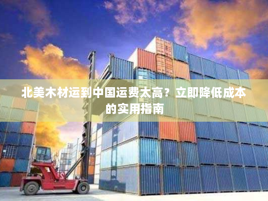 北美木材运到中国运费太高？立即降低成本的实用指南