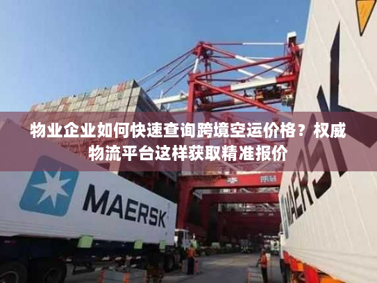 物业企业如何快速查询跨境空运价格?权威物流平台这样获取精准报价 物业企业如何快速查询跨境空运价格?权威物流平台这样获取精准报价