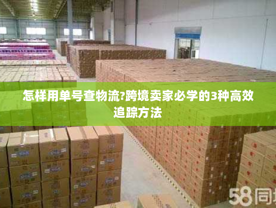 怎样用单号查物流?跨境卖家必学的3种高效追踪方法 怎样用单号查物流?跨境卖家必学的3种高效追踪方法