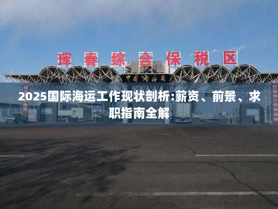 2025国际海运工作现状剖析:薪资、前景、求职指南全解