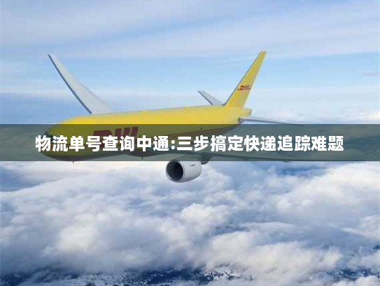 物流单号查询中通:三步搞定快递追踪难题 物流单号查询中通:三步搞定快递追踪难题
