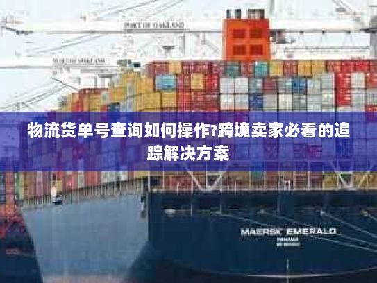 物流货单号查询如何操作?跨境卖家必看的追踪解决方案 物流货单号查询如何操作?跨境卖家必看的追踪解决方案