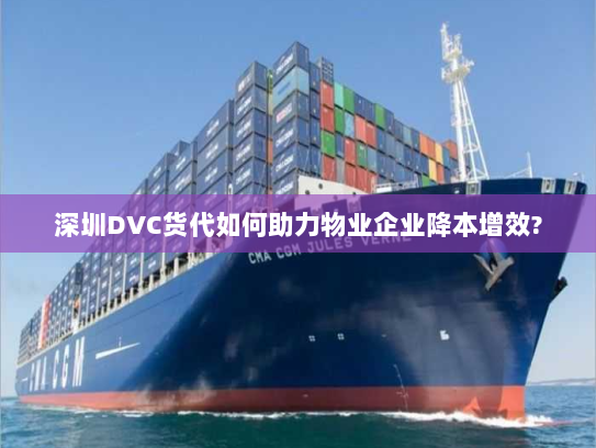 深圳DVC货代如何助力物业企业降本增效? 深圳DVC货代如何助力物业企业降本增效?