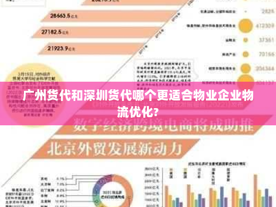广州货代和深圳货代哪个更适合物业企业物流优化? 广州货代和深圳货代哪个更适合物业企业物流优化?