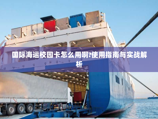 国际海运校园卡怎么用啊?使用指南与实战解析