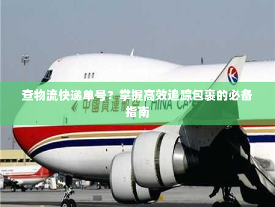 查物流快递单号?掌握高效追踪包裹的必备指南 查物流快递单号?掌握高效追踪包裹的必备指南