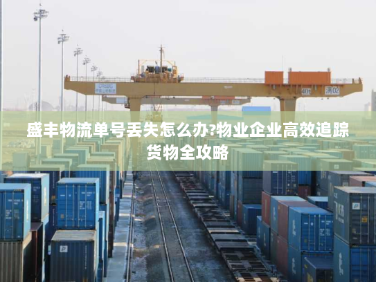 盛丰物流单号丢失怎么办?物业企业高效追踪货物全攻略 盛丰物流单号丢失怎么办?物业企业高效追踪货物全攻略