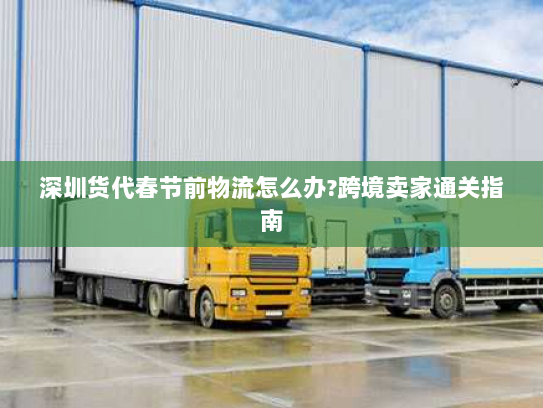 深圳货代春节前物流怎么办?跨境卖家通关指南 深圳货代春节前物流怎么办?跨境卖家通关指南