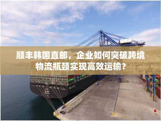 顺丰韩国直邮，企业如何突破跨境物流瓶颈实现高效运输？