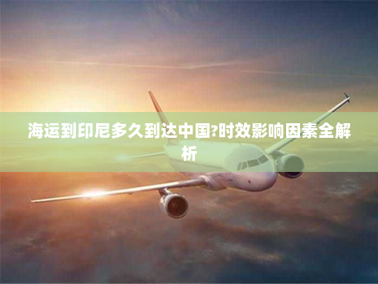 海运到印尼多久到达中国?时效影响因素全解析 海运到印尼多久到达中国?时效影响因素全解析