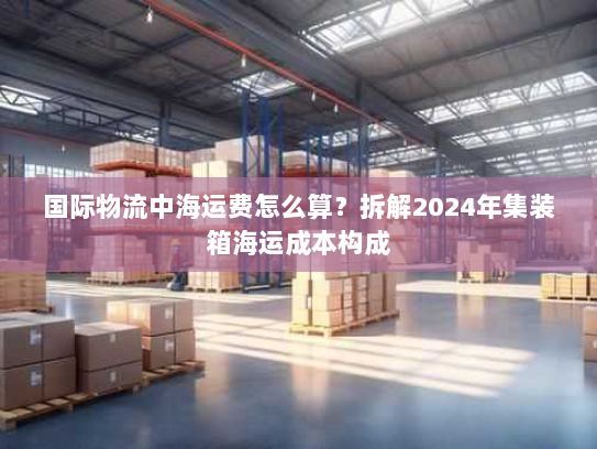 国际物流中海运费怎么算？拆解2024年集装箱海运成本构成