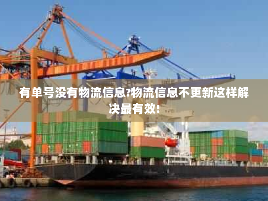 有单号没有物流信息?物流信息不更新这样解决最有效! 有单号没有物流信息?物流信息不更新这样解决最有效!