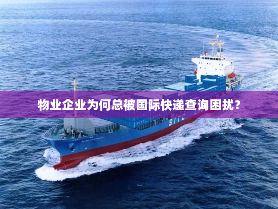 物业企业为何总被国际快递查询困扰？