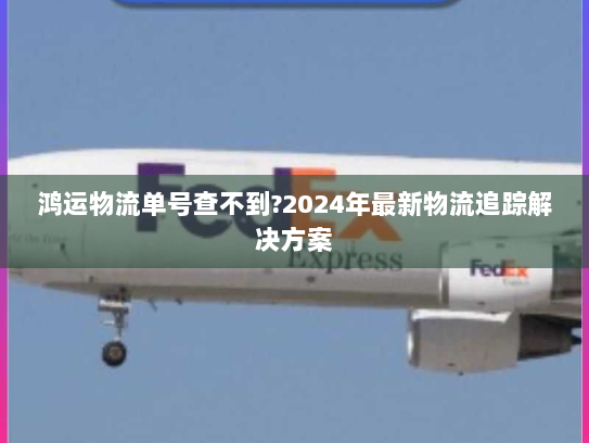 鸿运物流单号查不到?2024年最新物流追踪解决方案 鸿运物流单号查不到?2024年最新物流追踪解决方案