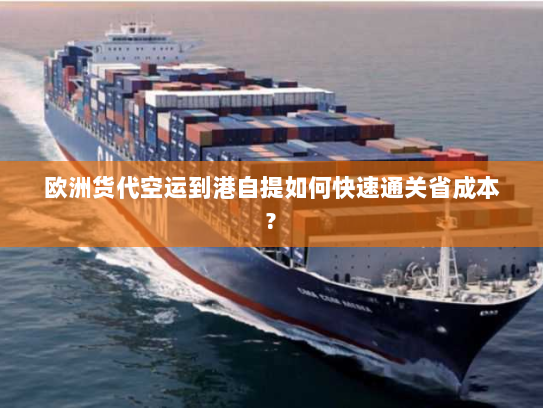 欧洲货代空运到港自提如何快速通关省成本? 欧洲货代空运到港自提如何快速通关省成本?