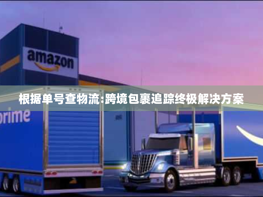 根据单号查物流:跨境包裹追踪终极解决方案 根据单号查物流:跨境包裹追踪终极解决方案