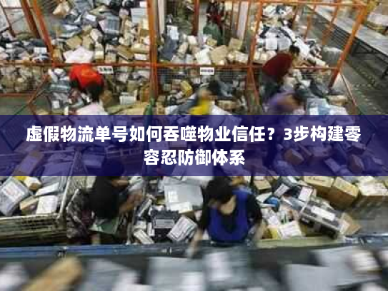 虚假物流单号如何吞噬物业信任?3步构建零容忍防御体系 虚假物流单号如何吞噬物业信任?3步构建零容忍防御体系