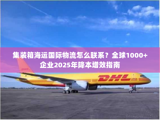 集装箱海运国际物流怎么联系?全球1000+企业2025年降本增效指南 集装箱海运国际物流怎么联系?全球1000+企业2025年降本增效指南