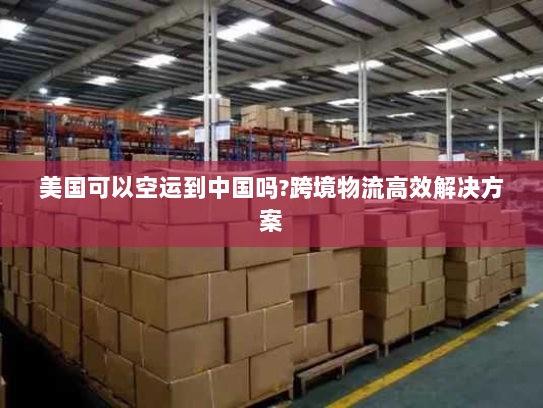 美国可以空运到中国吗?跨境物流高效解决方案 美国可以空运到中国吗?跨境物流高效解决方案