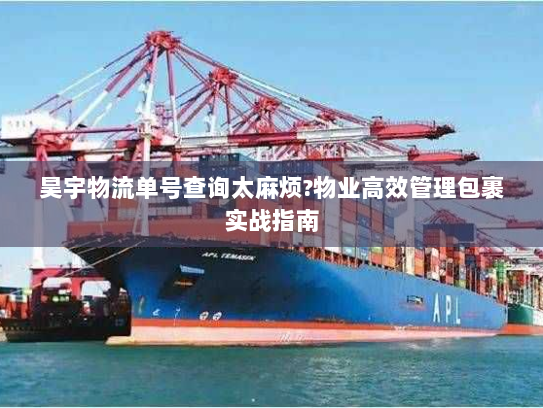 昊宇物流单号查询太麻烦?物业高效管理包裹实战指南 昊宇物流单号查询太麻烦?物业高效管理包裹实战指南