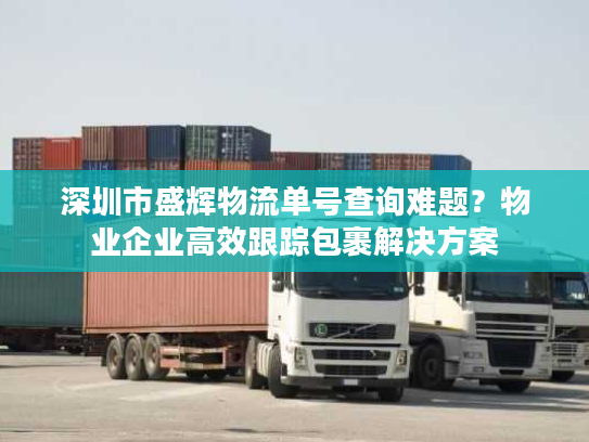 深圳市盛辉物流单号查询难题？物业企业高效跟踪包裹解决方案