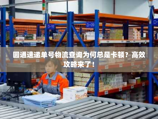 圆通速递单号物流查询为何总是卡顿?高效攻略来了! 圆通速递单号物流查询为何总是卡顿?高效攻略来了!