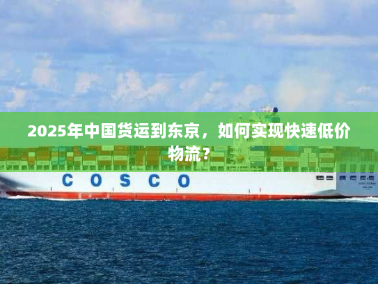 2025年中国货运到东京,如何实现快速低价物流? 2025年中国货运到东京,如何实现快速低价物流?