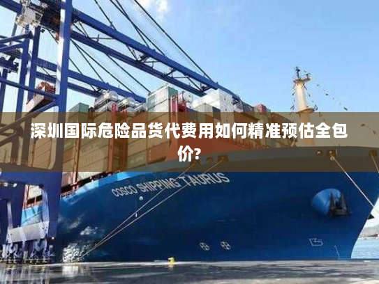 深圳国际危险品货代费用如何精准预估全包价? 深圳国际危险品货代费用如何精准预估全包价?