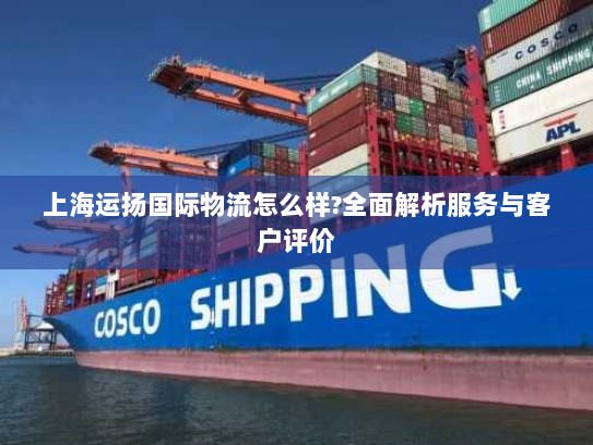 上海运扬国际物流怎么样?全面解析服务与客户评价 上海运扬国际物流怎么样?全面解析服务与客户评价