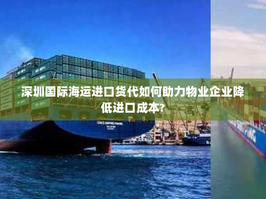 深圳国际海运进口货代如何助力物业企业降低进口成本? 深圳国际海运进口货代如何助力物业企业降低进口成本?