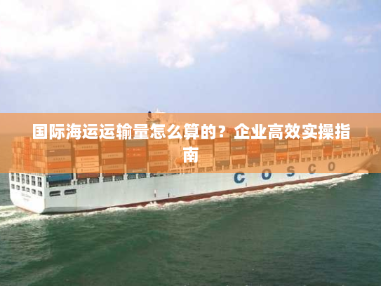 国际海运运输量怎么算的？企业高效实操指南