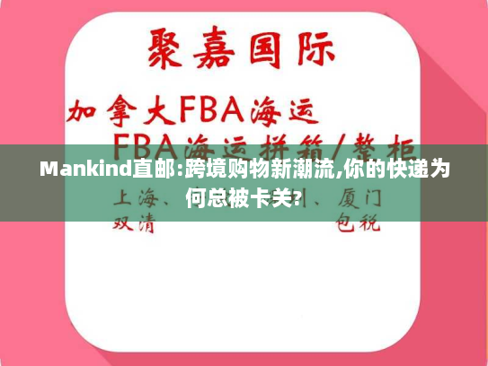 Mankind直邮:跨境购物新潮流,你的快递为何总被卡关? Mankind直邮:跨境购物新潮流,你的快递为何总被卡关?